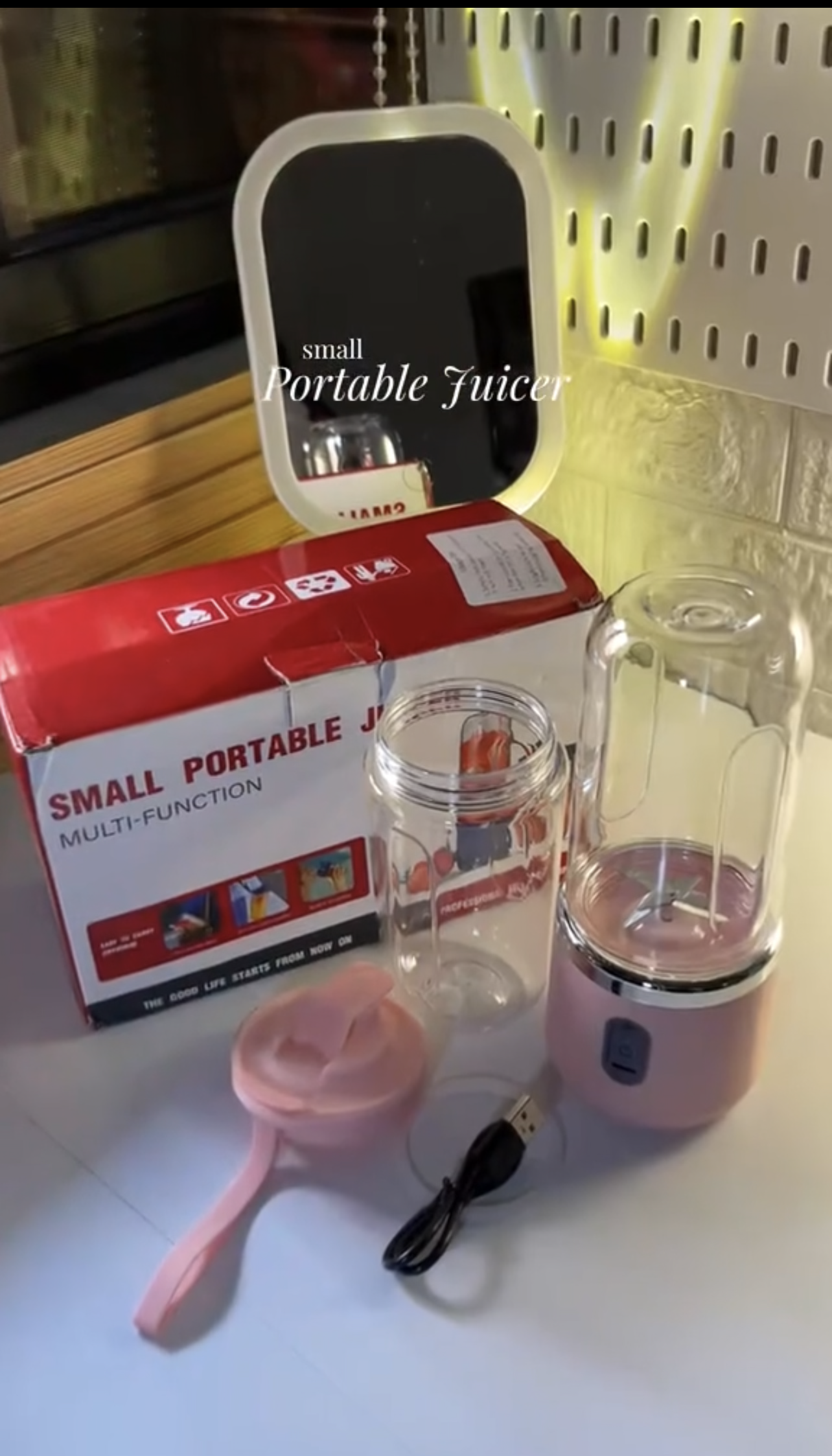 Smoothie PowerBlend™ Portable Blender – 6-Blade Smoothie & Ice Crusher
